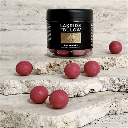 Raspberry Lakrids by Bülow 115 gram